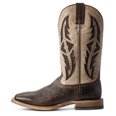 Ariat Cowhand VentTEK Kahverengi / Bej Rengi Western Csizma Erkek (27784-828)